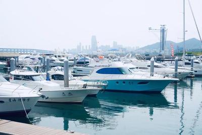 来二十四度的大连避暑,游艇出海太好玩了