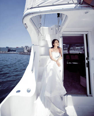 大连游艇婚纱摄影